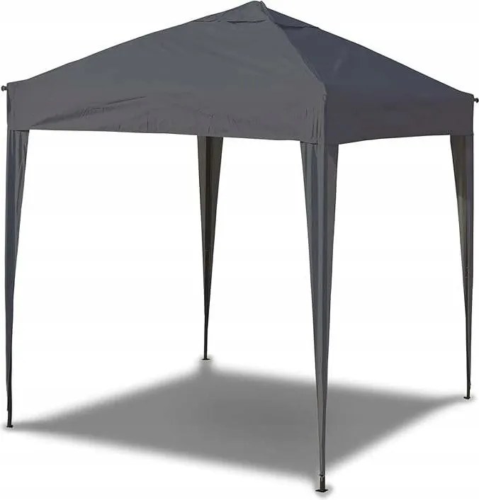 Kerti pavilon összecsukható sátor 3 x 3 m acél váz vízálló szürke