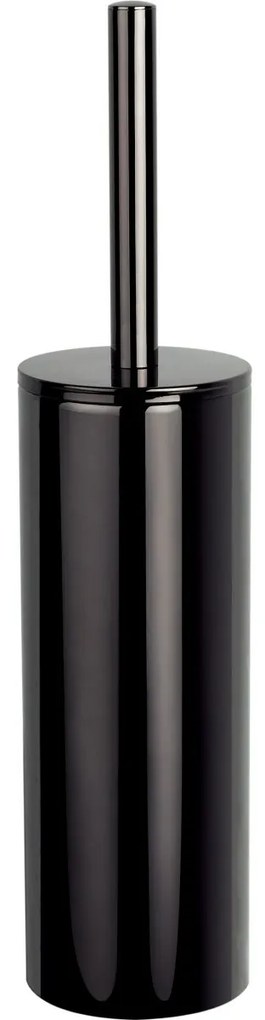 Spirella WC kefe tartóval Nyo 9,5 x 12,5 x 40 cm,fekete acél