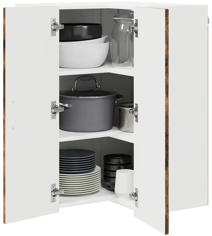 Fali konyhaszekrény Füstölt tölgy 57 x 57 x 80 cm Faanyag