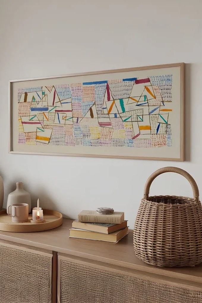 Artsmdfyty3-50120 keretezett MDF falikép, 50 x 120 cm