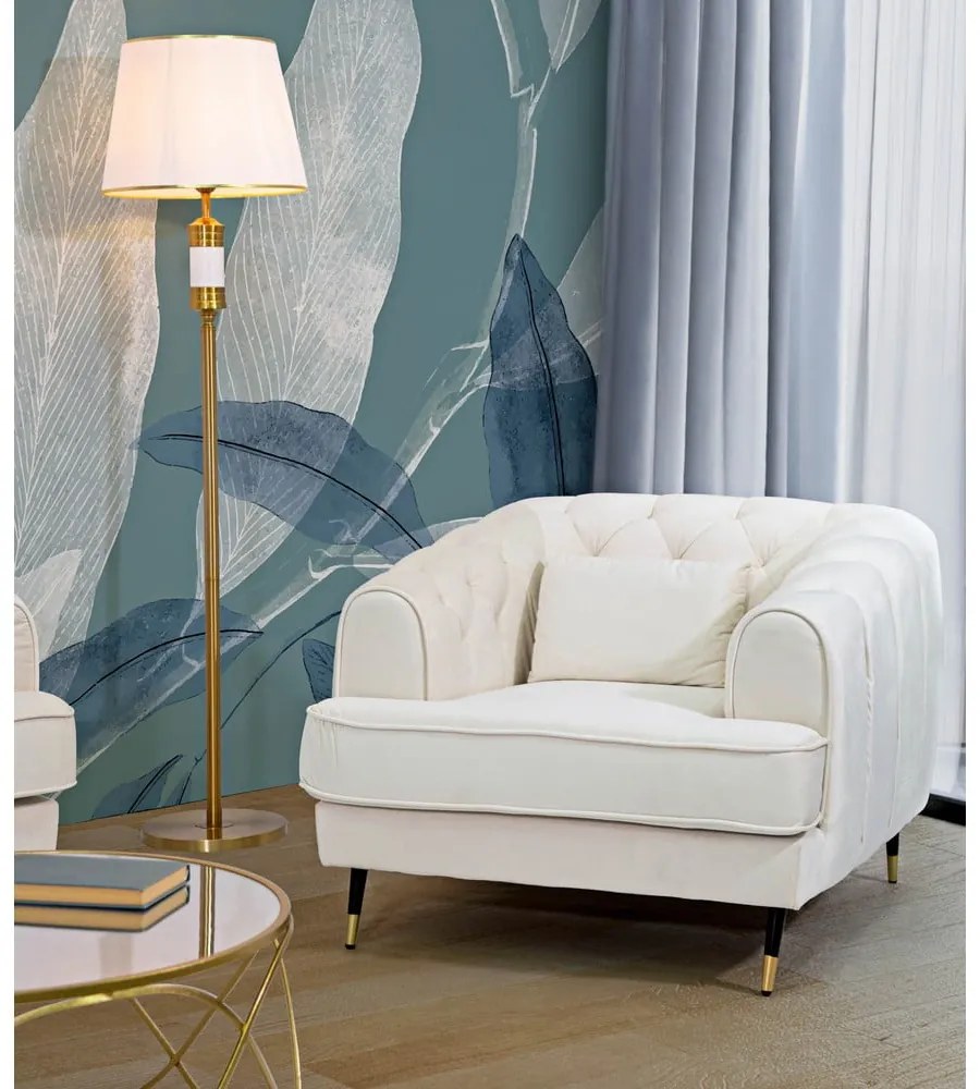 Krémszínű fotel Praga – Mauro Ferretti