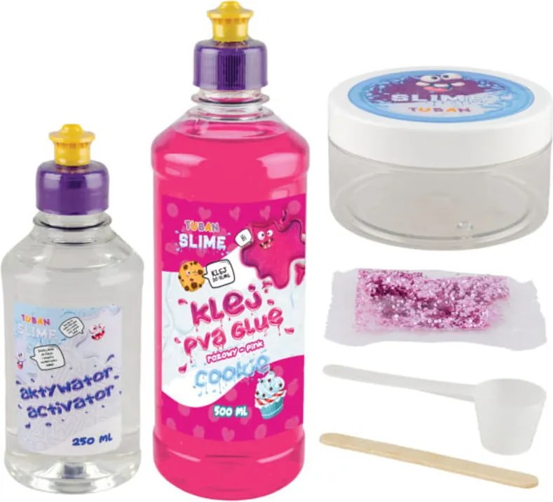 Tuban Rózsaszín Slime Cookie Készítő - XL
