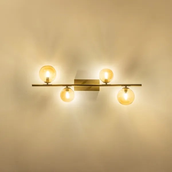 Brilagi - LED Felületre szerelhető csillár MILLA 4xG9/3W/230V arany