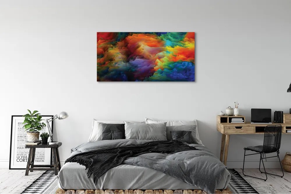 Canvas képek 3d színes fraktálok 140x70 cm