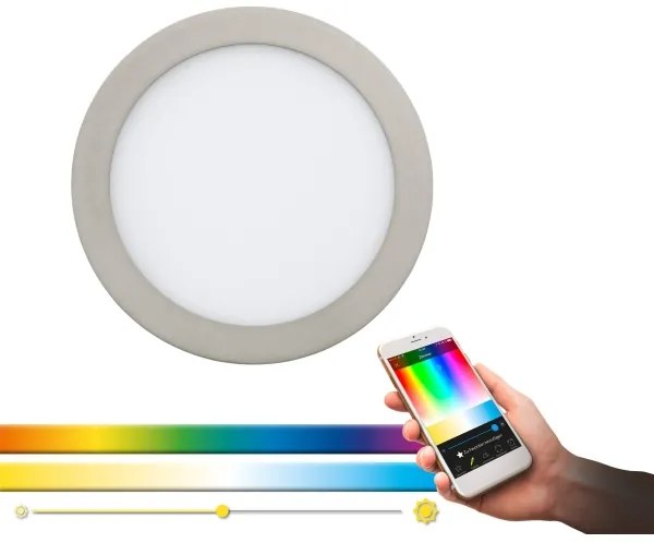 Eglo 96676 - RGB LED fényerőszabályozható beépíthető lámpa FUEVA-C LED/15,6W/230V