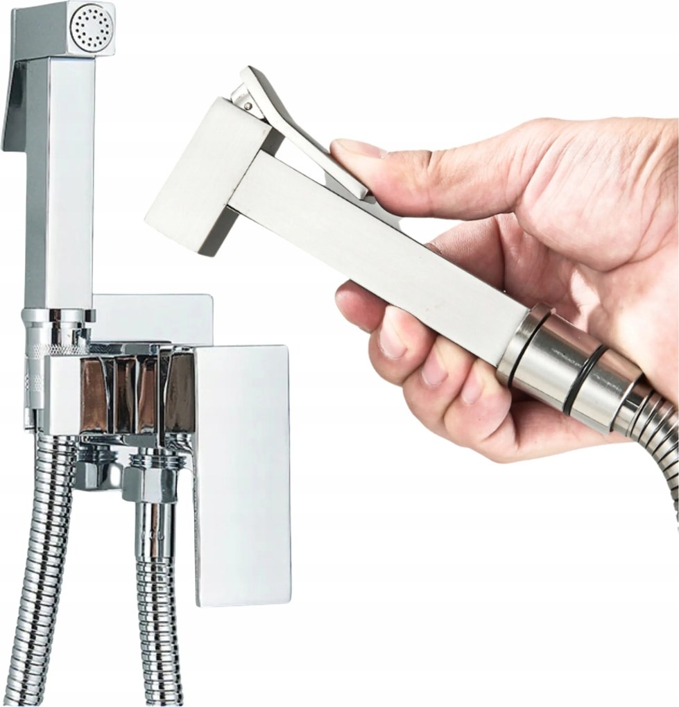 Bidé Csaptelep Szett Fürdőszobai Bidéhez Ezüst