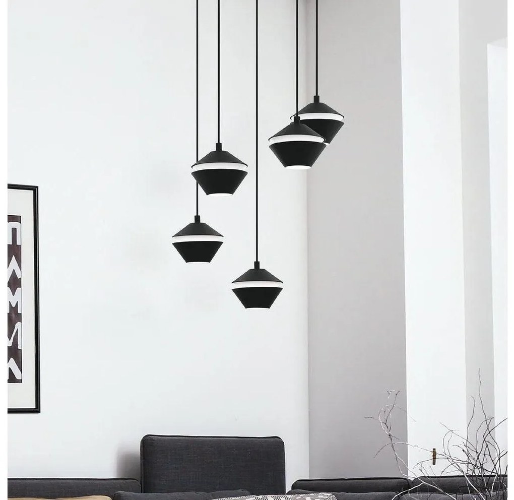 Eglo 98683 - PERPIGO LED csillár kábelen 5xGU10/5W/230V