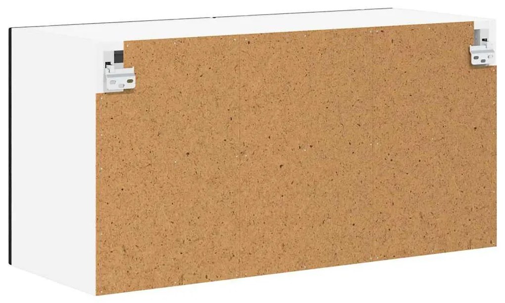 Fali konyhaszekrény Fekete tölgy 80 x 31 x 40 cm Faanyag