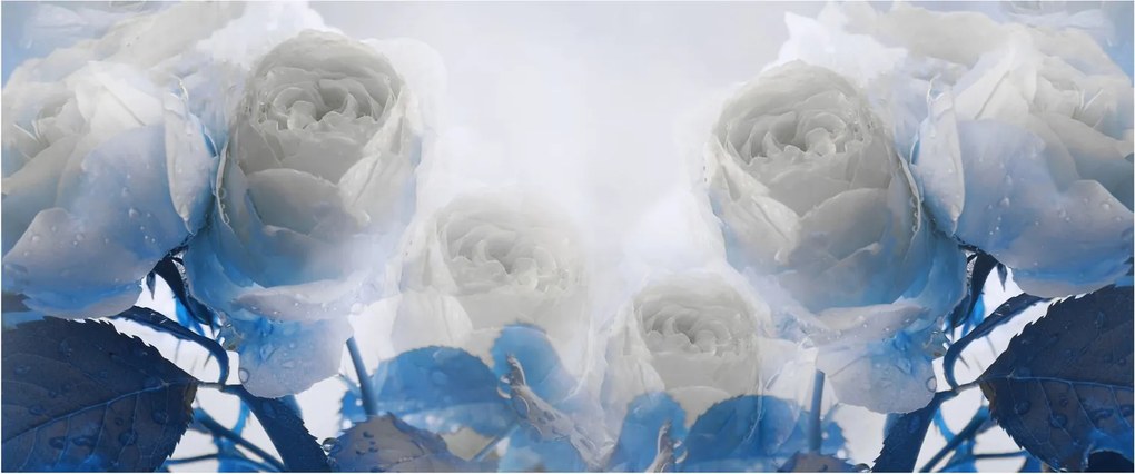 Kép - Fehér rózsa (120x50 cm)