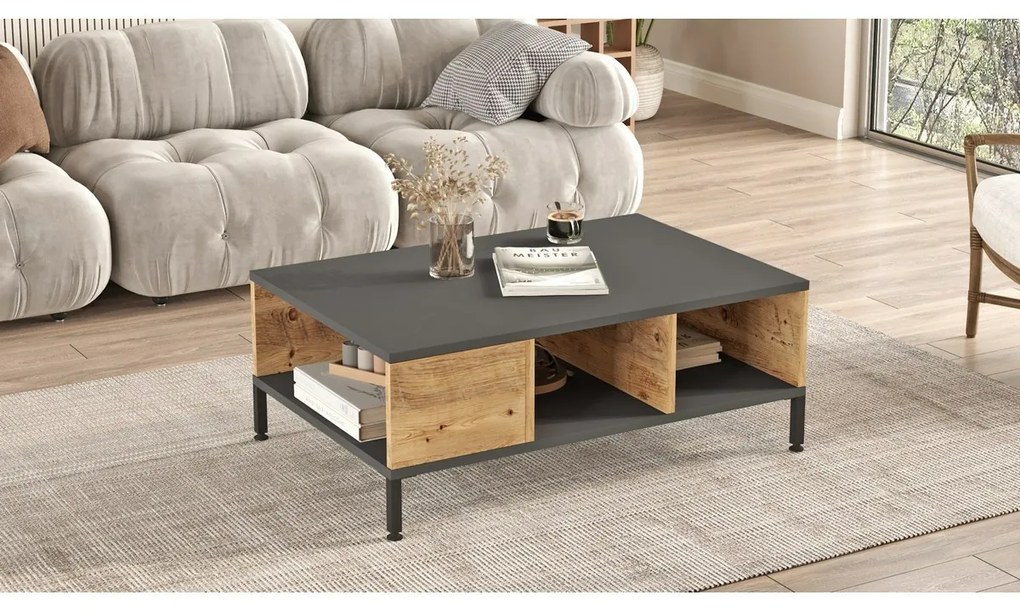 Role Anthracite and Atlantic Pine konferenciaasztal