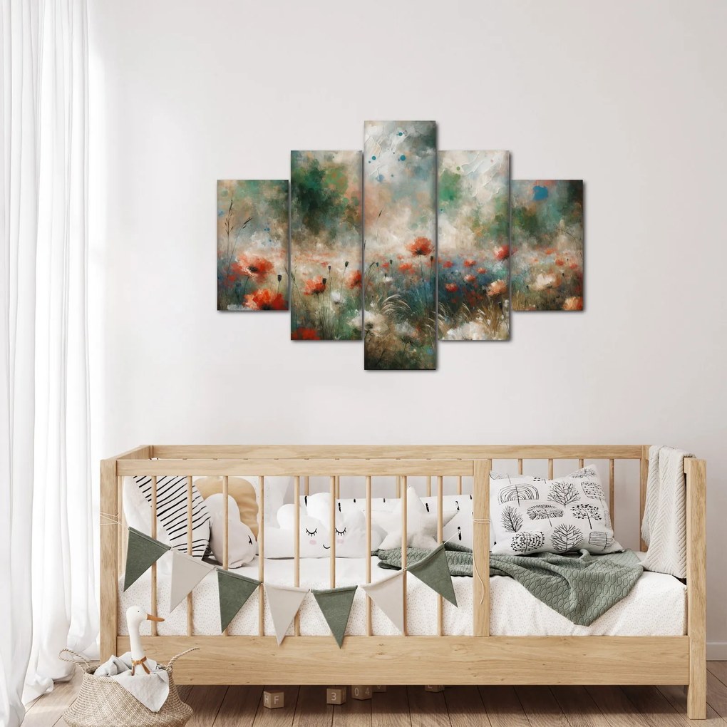 Kép – Pipacsmező absztrakciója (150x105 cm)