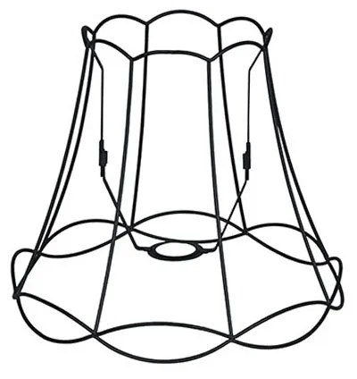 Fém lámpabúra fekete 35/29 - Granny Frame