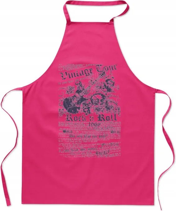 Konyhai kötény Poszter Rock N Roll Divatos nyomtatás Zene Ajándék