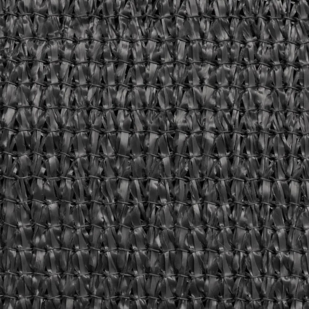 négyzet alakú HDPE napvitorla 2 x 2 m antracitszürke