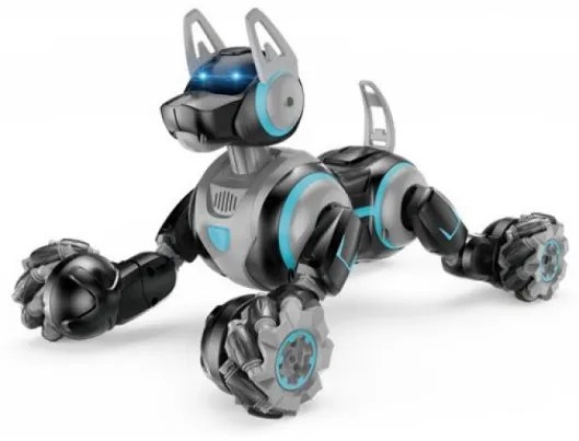 Stunt Dog Karkötő Távirányítós Driftelő Okos Robot Kutya 7.4V Akku 2.4 Ghz