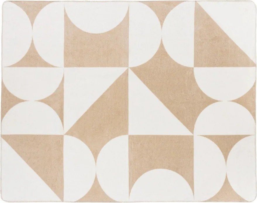 Bézs-krémszínű takaró 150x200 cm Tul – noo.ma