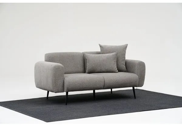 PISA kétszemélyes kanapé, világosszürke