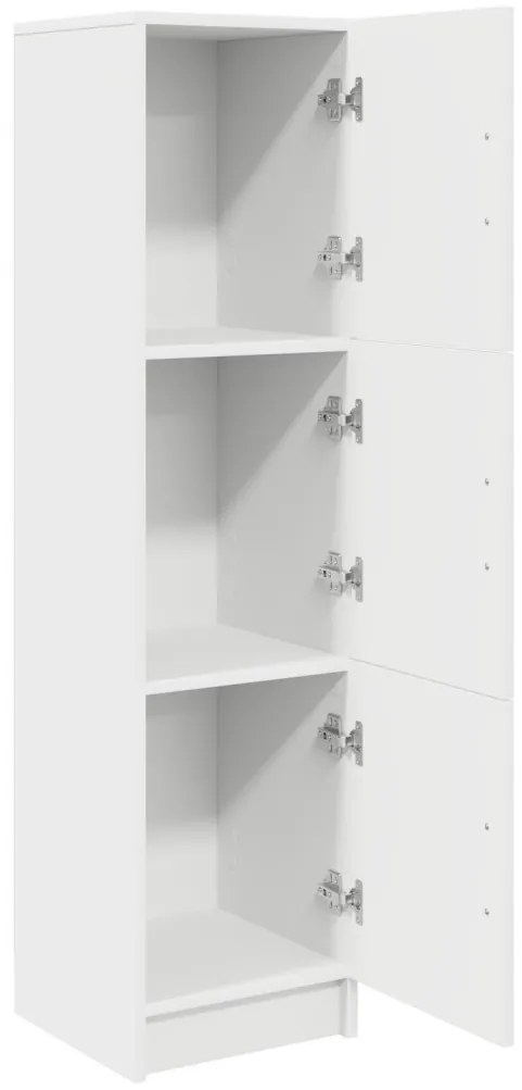 Fehér Oldalnézet Fehér MDF Fa Közepes Fehér oldalnézet