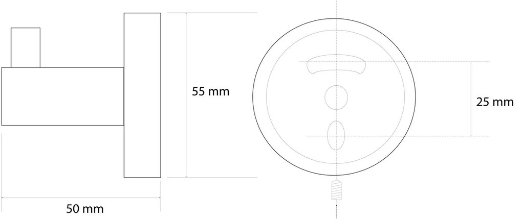 Sapho XR205GB X-Round arany horog, arany