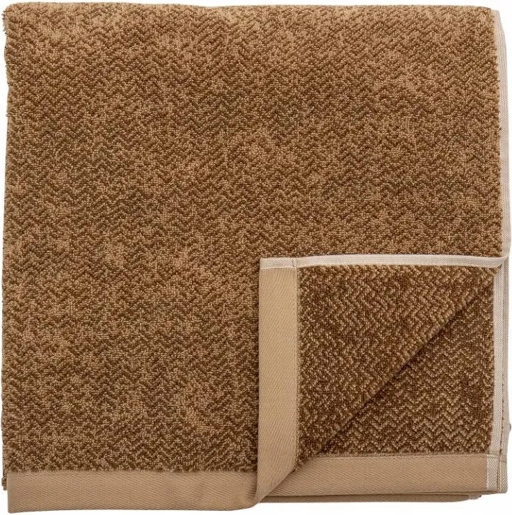 Bloomingville Kahla Fürdőszobai törölköző 140x70 cm Barna