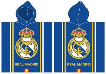 Real Madrid Galácticos strand törölköző poncsó 55x110 cm