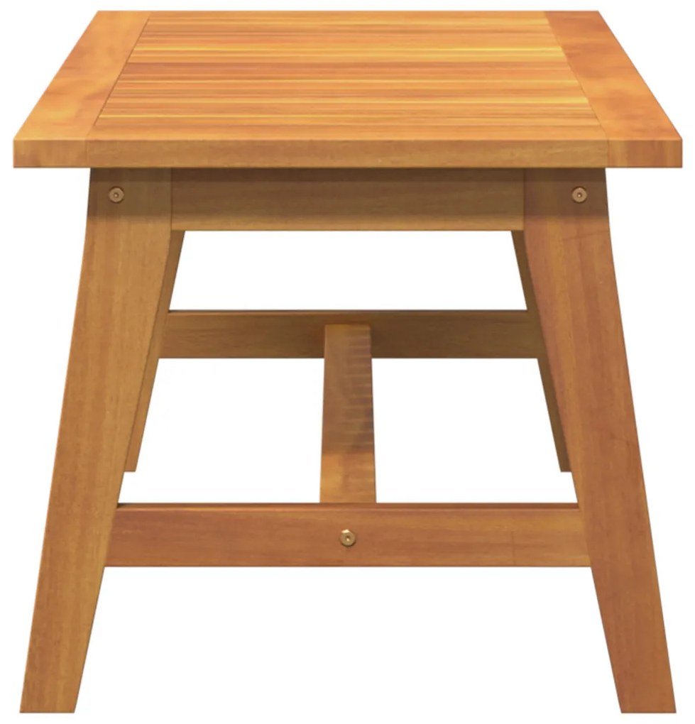Kávézóasztal 90x45x40 cm Tömör akácfából