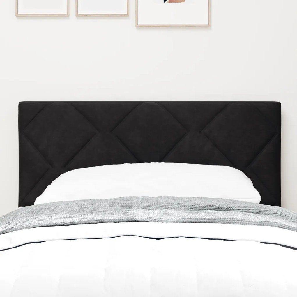LED fejtámla gyémánt blokk dizájnnal fekete 80 cm bársonyos