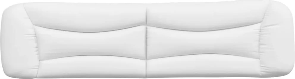 fehér műbőr fejtámla párna Hvar 200 cm