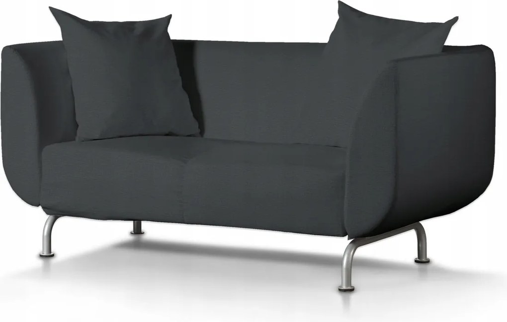 Strömstad 2 személyes kanapé huzat Ikea fekete