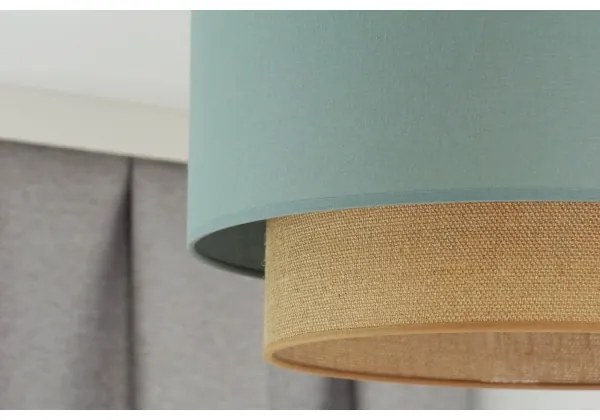 Duolla - Felületre szerelhető csillár BOHO 1xE27/15W/230V átm. 45 cm zöld/barna