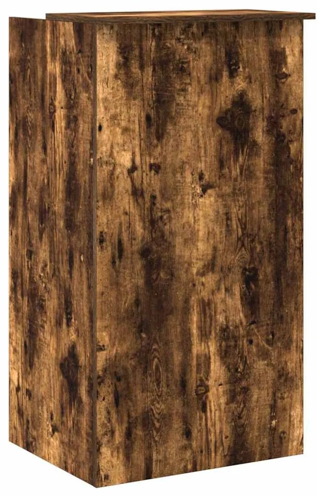 recepciós pult füstös tölgy 55x50x103,5 cm szerelt fa