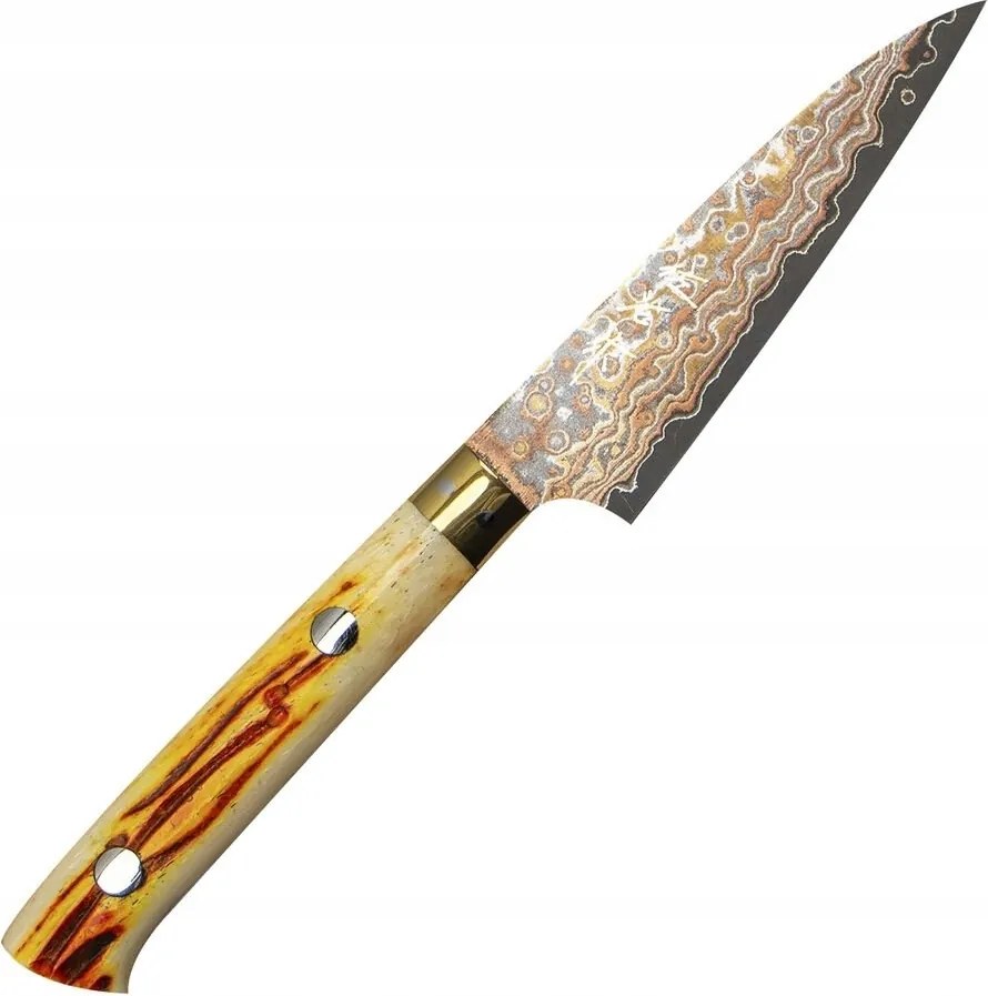 Takeshi Saji Obb Black VG-10 Color hámozó kés 9 cm