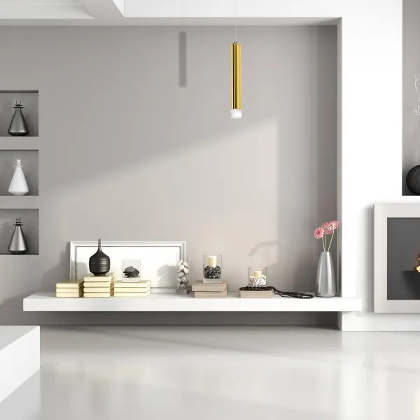 LED csillár zsinóron GOLDIE LED/5W/230V aranyszínű