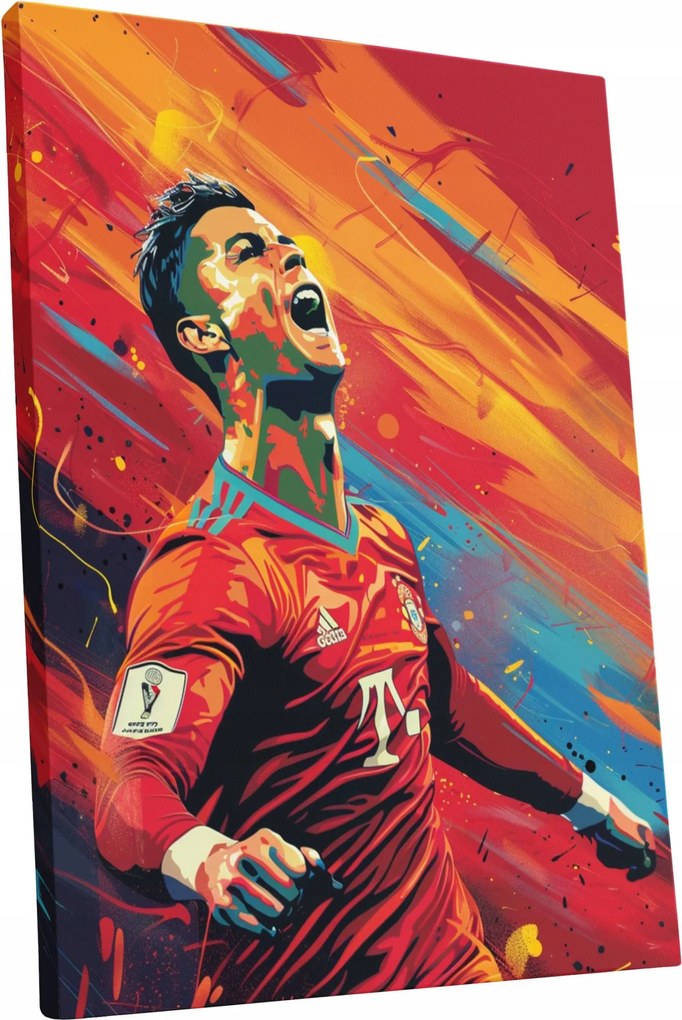 Cristiano Ronaldo CR7 vászonkép otthon nappali ajándék 45x60