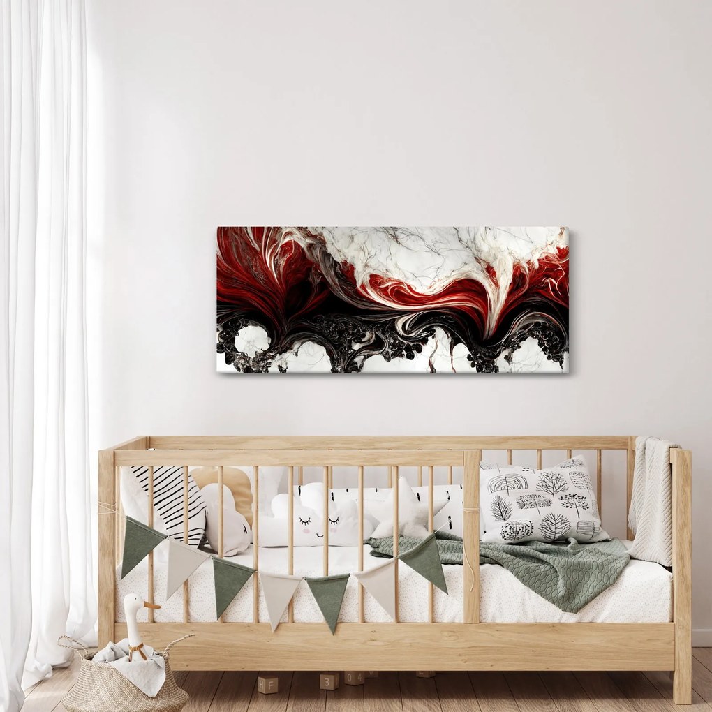 Kép - Márványos absztrakció (120x50 cm)