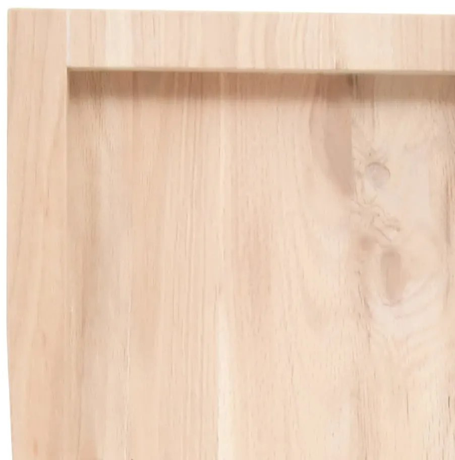 kezeletlen tömör tölgyfa asztallap 140x50x(2-4) cm