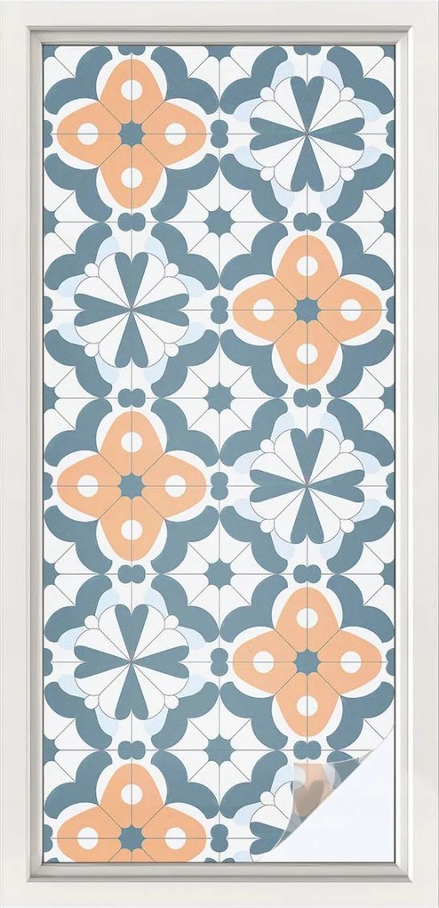 Furnér Ablakfólia Szélvédőre Adatvédelem Mozaik virágok 50x116