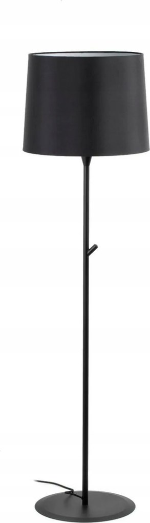 Faro Conga állólámpa, fekete, acél/textil, 153 cm, E27, IP20