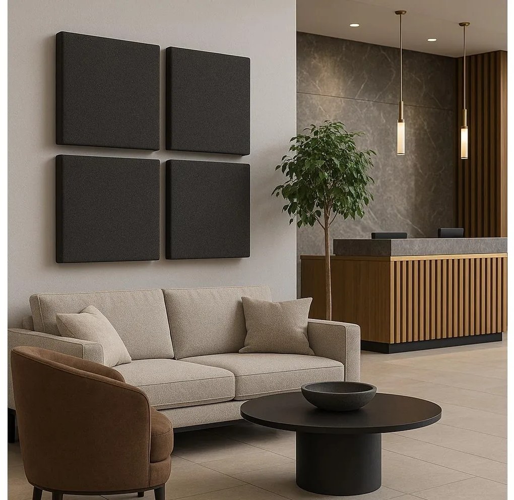 Akusztikus panel SILENCE 58x58 cm antracit