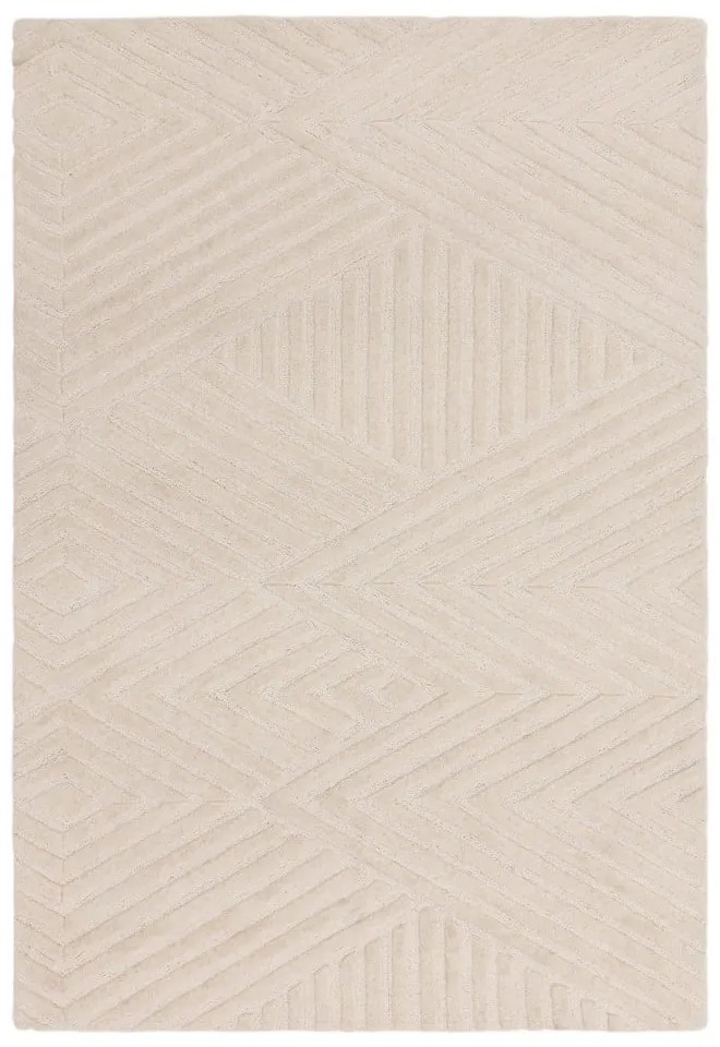 Krémszínű gyapjú szőnyeg 160x230 cm Hague – Asiatic Carpets