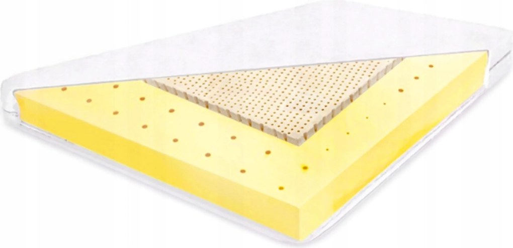 szellőző matrac, légáteresztő latex 100x200 18cm, lélegző, szellős