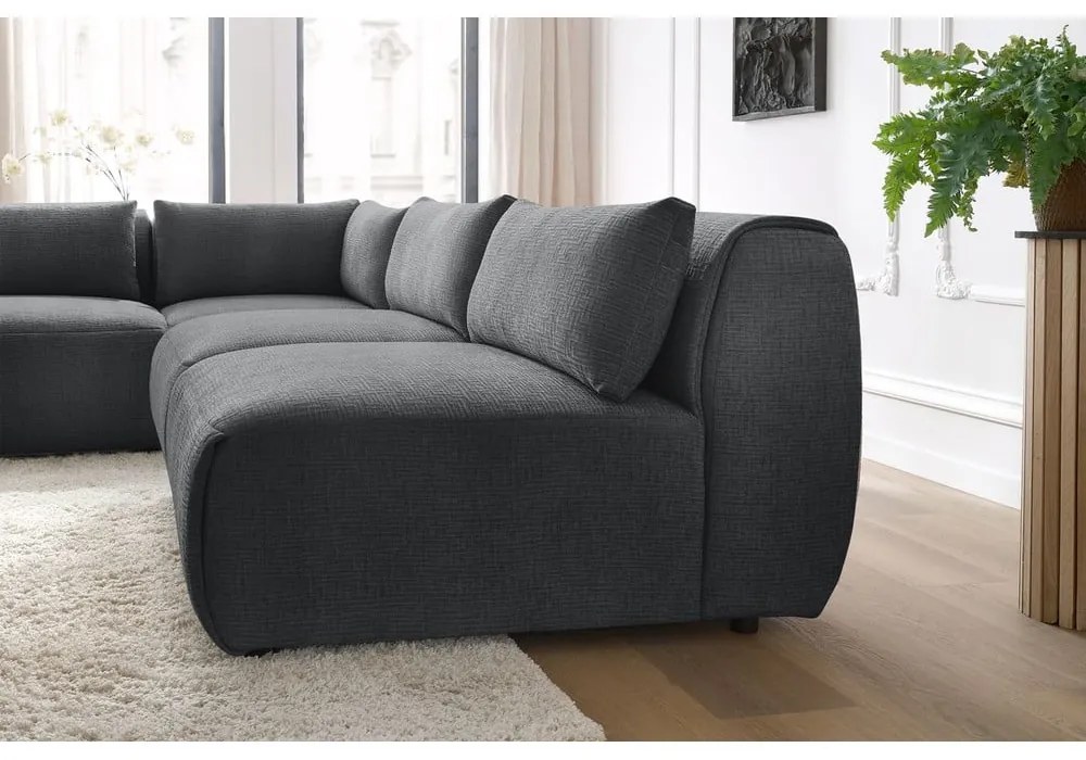 Szürke sarokkanapé (variálható) Jeanne – Bobochic Paris