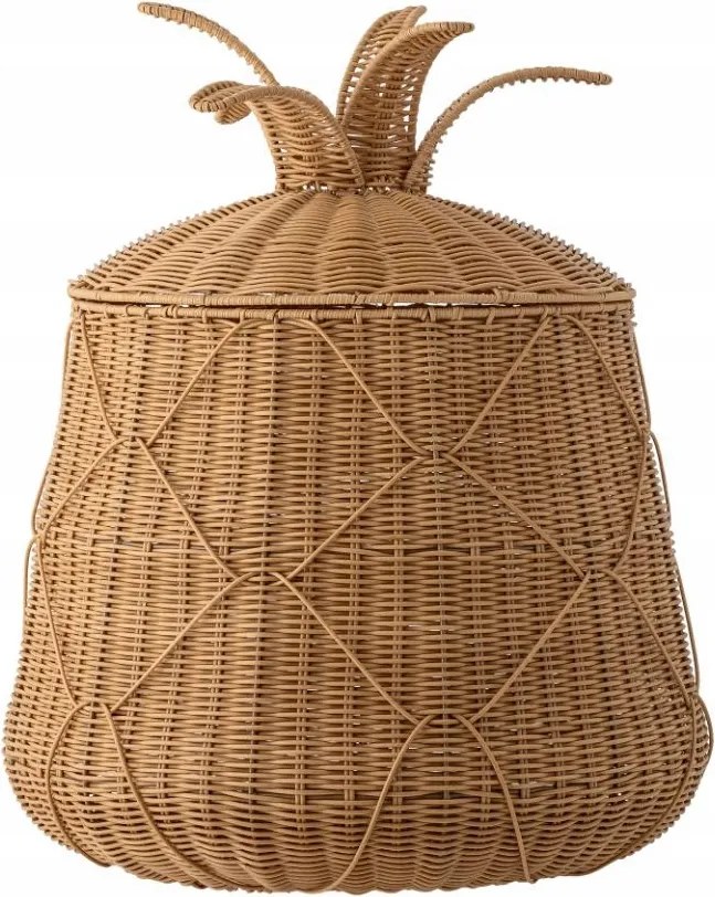 Bloomingville Anann Tároló kosár Polirattanból Ananász