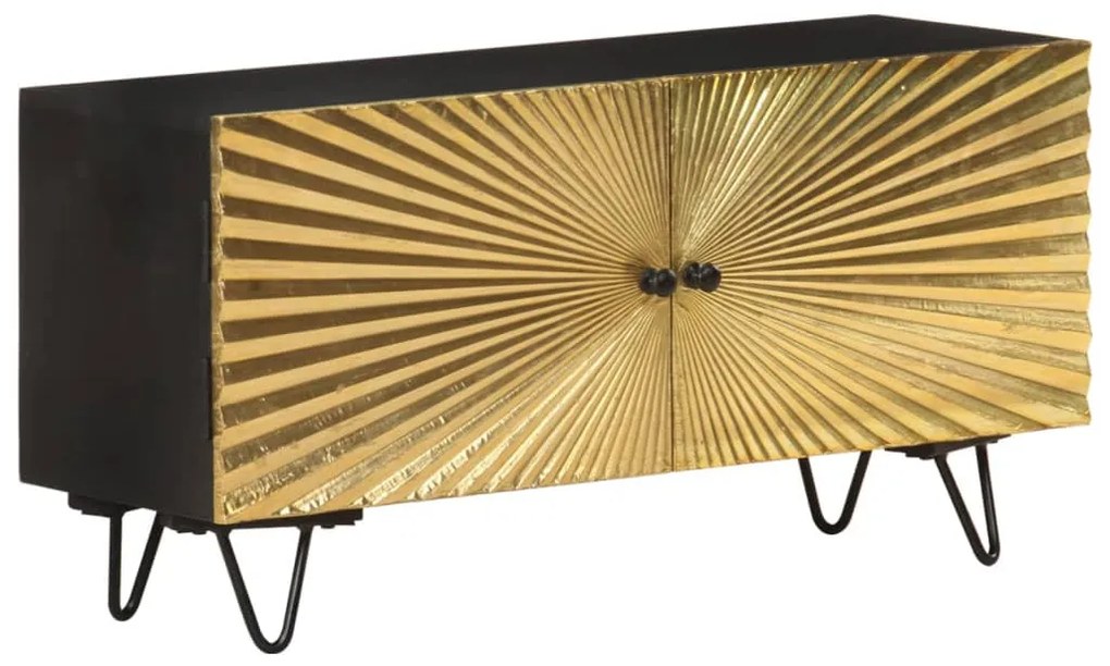 tömör mangófa TV-szekrény 90 x 30 x 45 cm