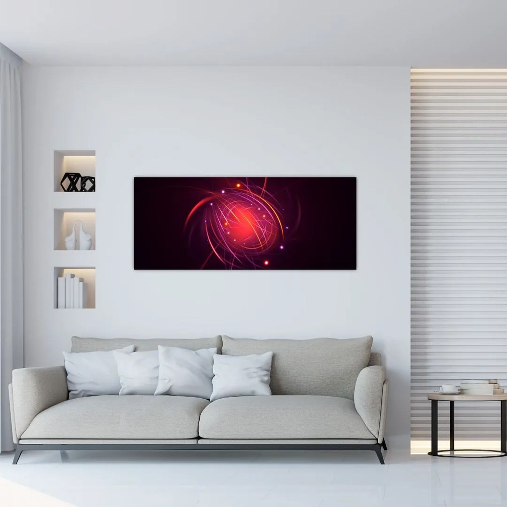 Modern kép absztrakció (120x50 cm)