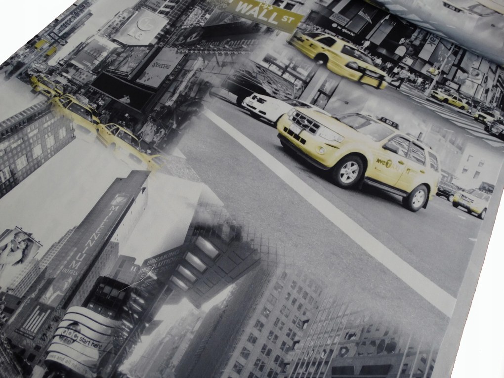 Mg Tk függöny New York 4 sárga lengyel 150cm 1,2mb K