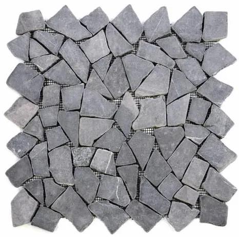 Mozaik burkolat DIVERO® 1db - márvány, szürke