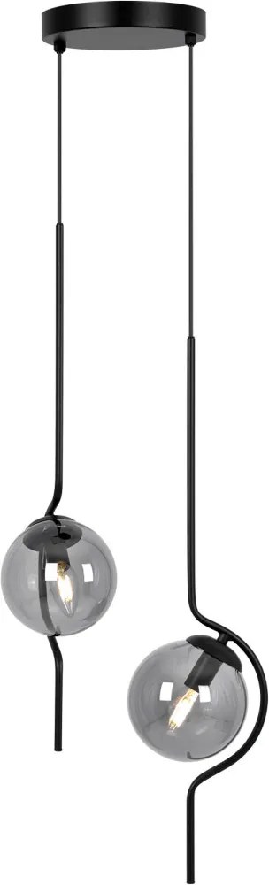 KAJA K-5332 NEVA Szürke Színű Függeszték 2xE14 10W IP20
