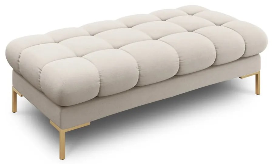 Bézs párnázott pad Bali – Cosmopolitan Design