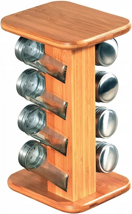 Fűszertartó, forgó, 8 fűszer